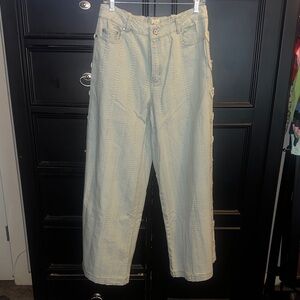 POL Lg Heart Side Light Blue Jeans